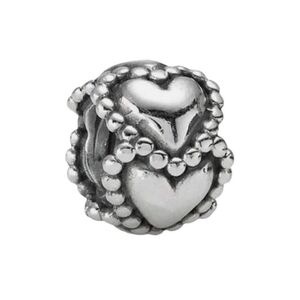 Retired Authentic Pandora 925 ALE Everlasting Love Bead Charm